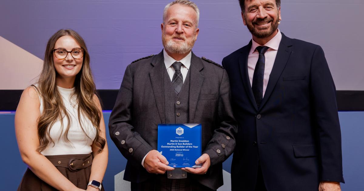 Success for Kilwinning builder at top UK awards ceremony