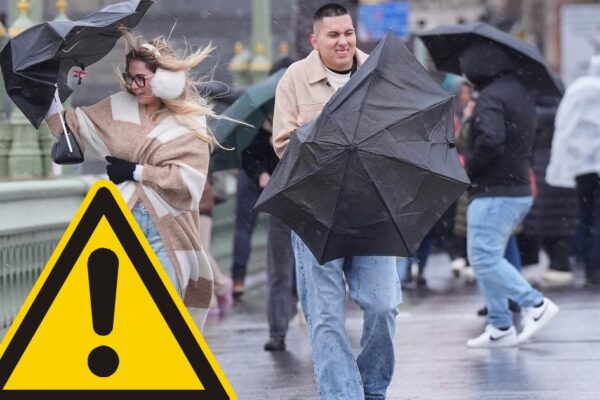 Storm Amy London: Met Office issues wind warning