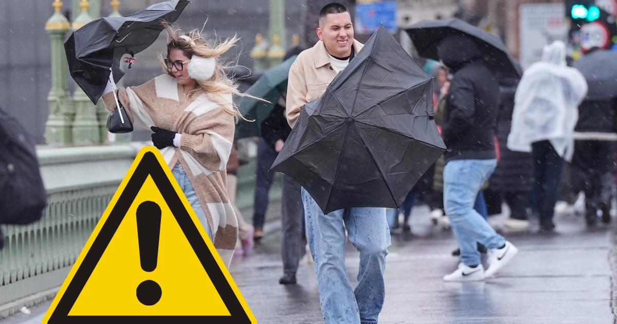 Storm Amy London: Met Office issues wind warning