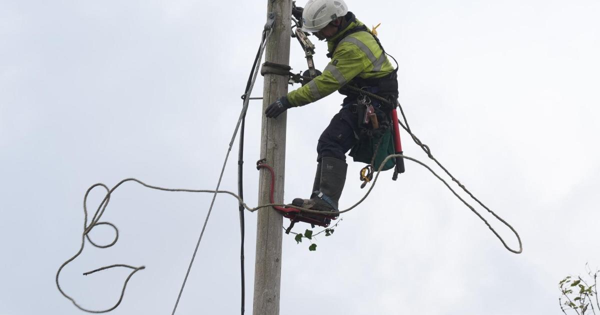 Thousands still without power after Storm Amy sweeps across UK