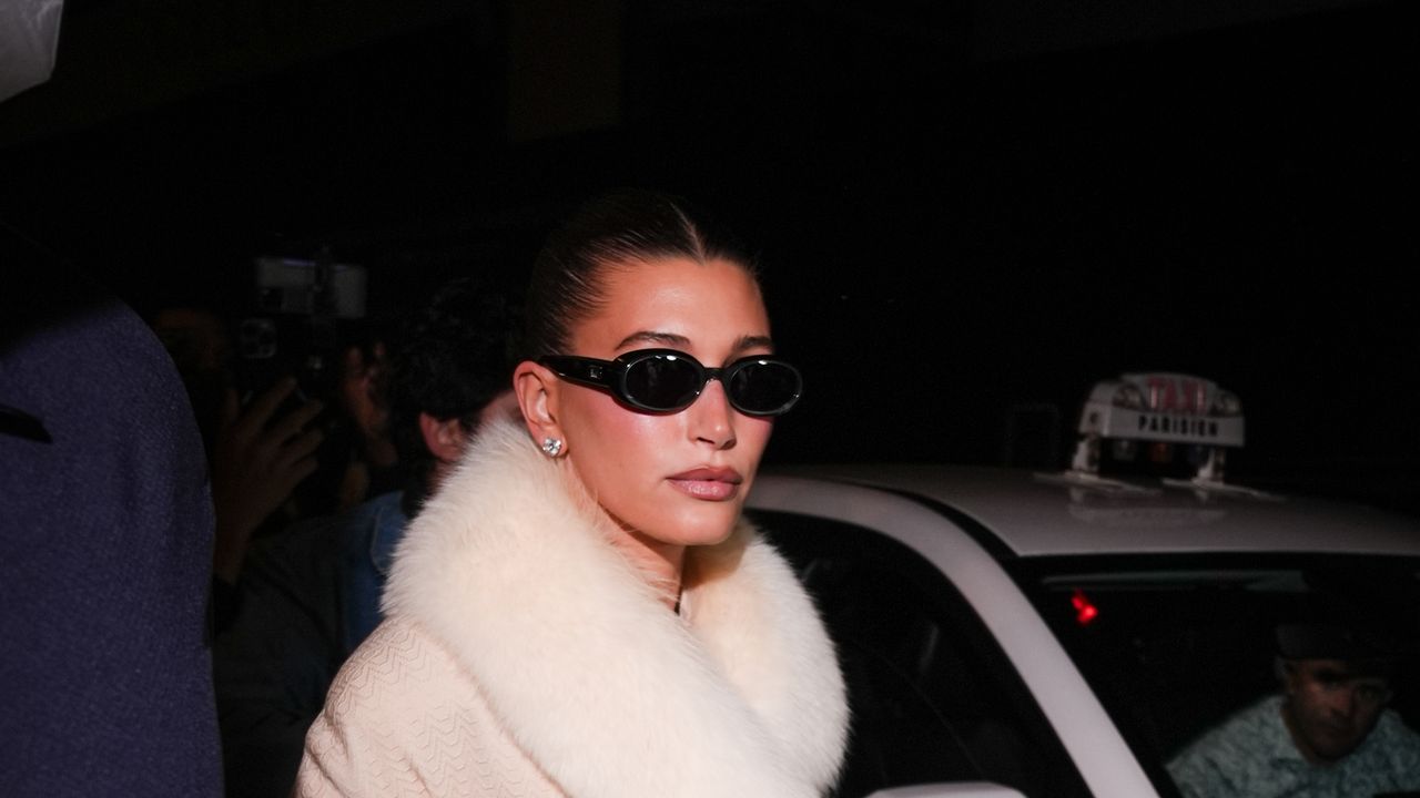 Hailey Bieber Brings Her Best French Vintage to Paris Fashion Week