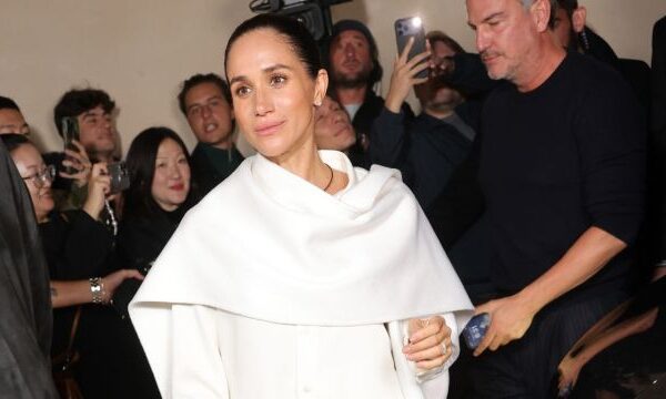 Designer Reveals How Meghan Markle Arrived at Paris Fashion Week Yahoo entertainment home