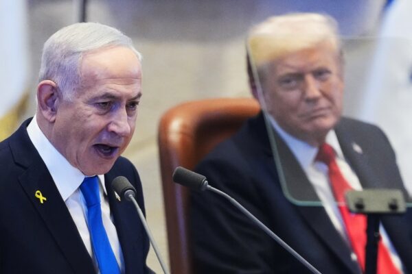 Celebrating a hard-won ceasefire, Trump pushes for 'lasting harmony' in the Middle East