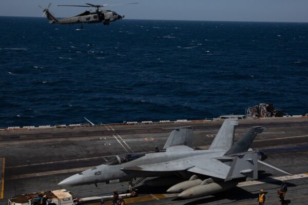 5 crew members rescued after Navy helicopter, fighter jet go down in South China Sea in separate incidents