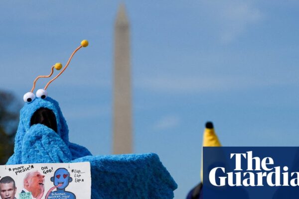 Republicans mostly silent as millions of Americans protest Trump on No Kings day | Protests (US)