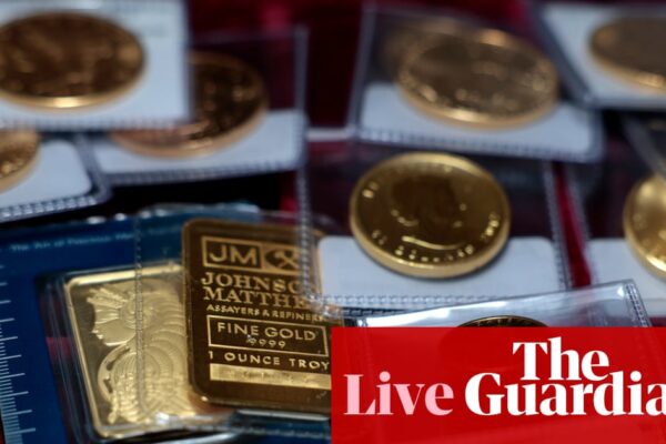 Spot gold rises above $4,000 for the first time; car dealer Vertu Motors warns of £5.5m profit hit from JLR disruption – business live | Business
