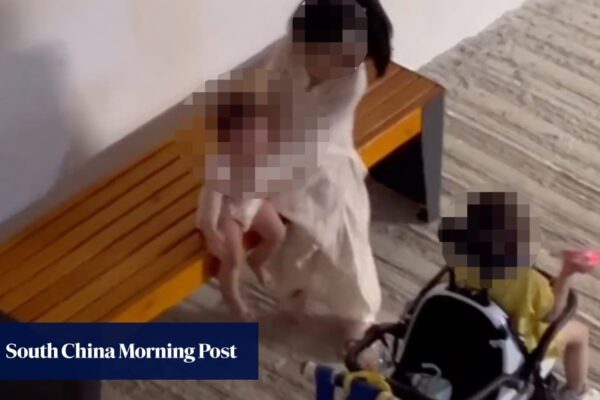Hong Kong police arrest woman after daughter, 8, shoves baby off bench Hong Kong police arrest woman after daughter, 8, shoves baby off bench