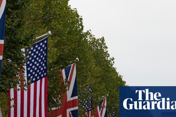 Stars and stripes flags for Trump UK visit had to be changed for brighter red | Donald Trump