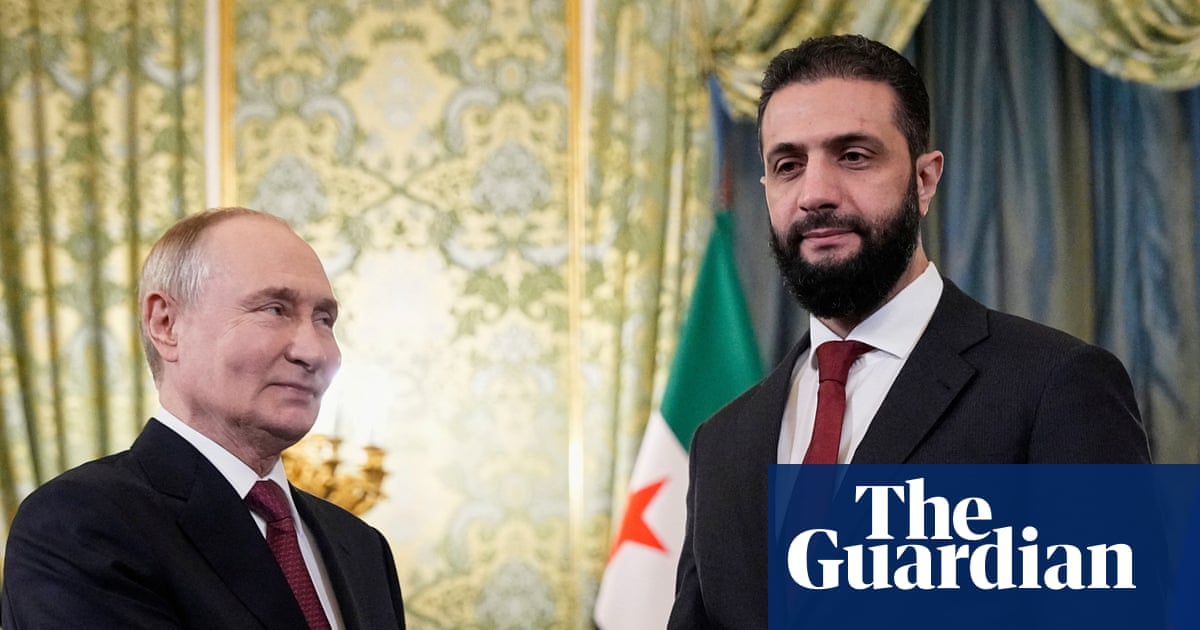 Syrian president in first visit to Moscow as former enemies hold talks | World news