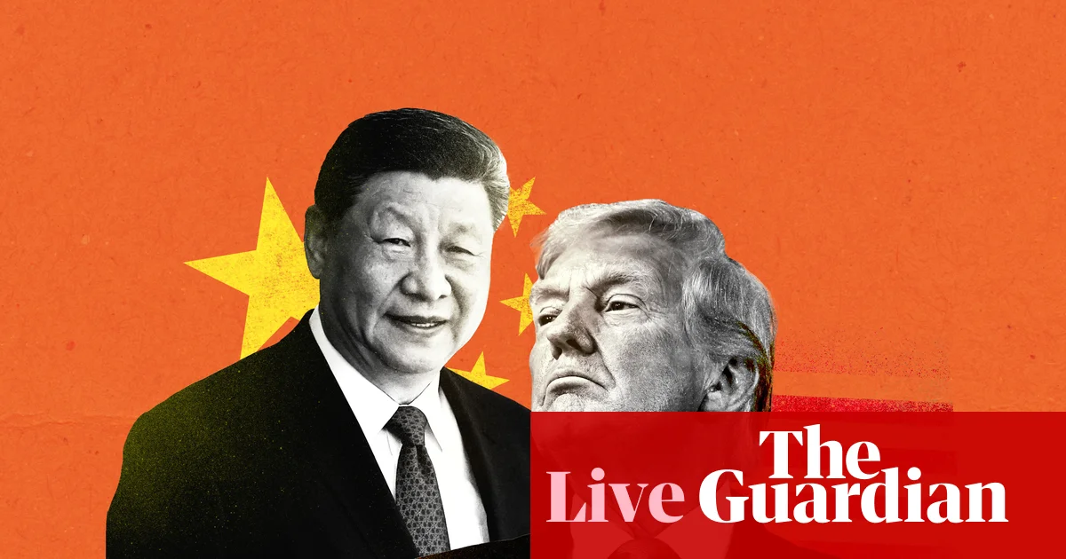 Donald Trump and Xi Jinping to hold meeting in South Korea amid hopes for trade deal – live updates | China