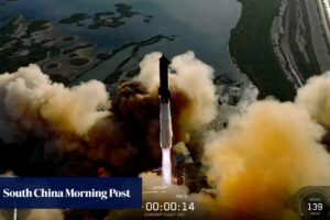 SpaceX launches another test flight of its mega Starship rocket