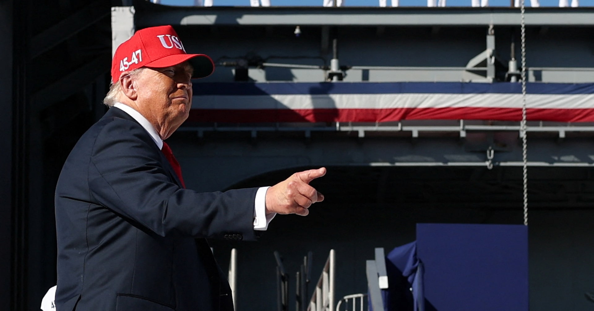 Trump says US hit another boat off Venezuela coast on Saturday