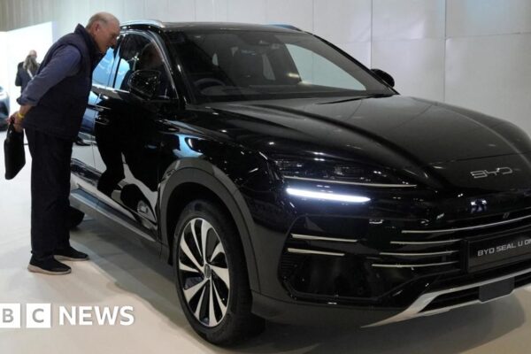 Chinese EV giant sees UK sales soar by 880%