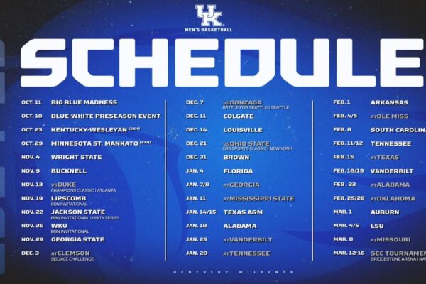 UK basketball tip times, TV designations released | Sports