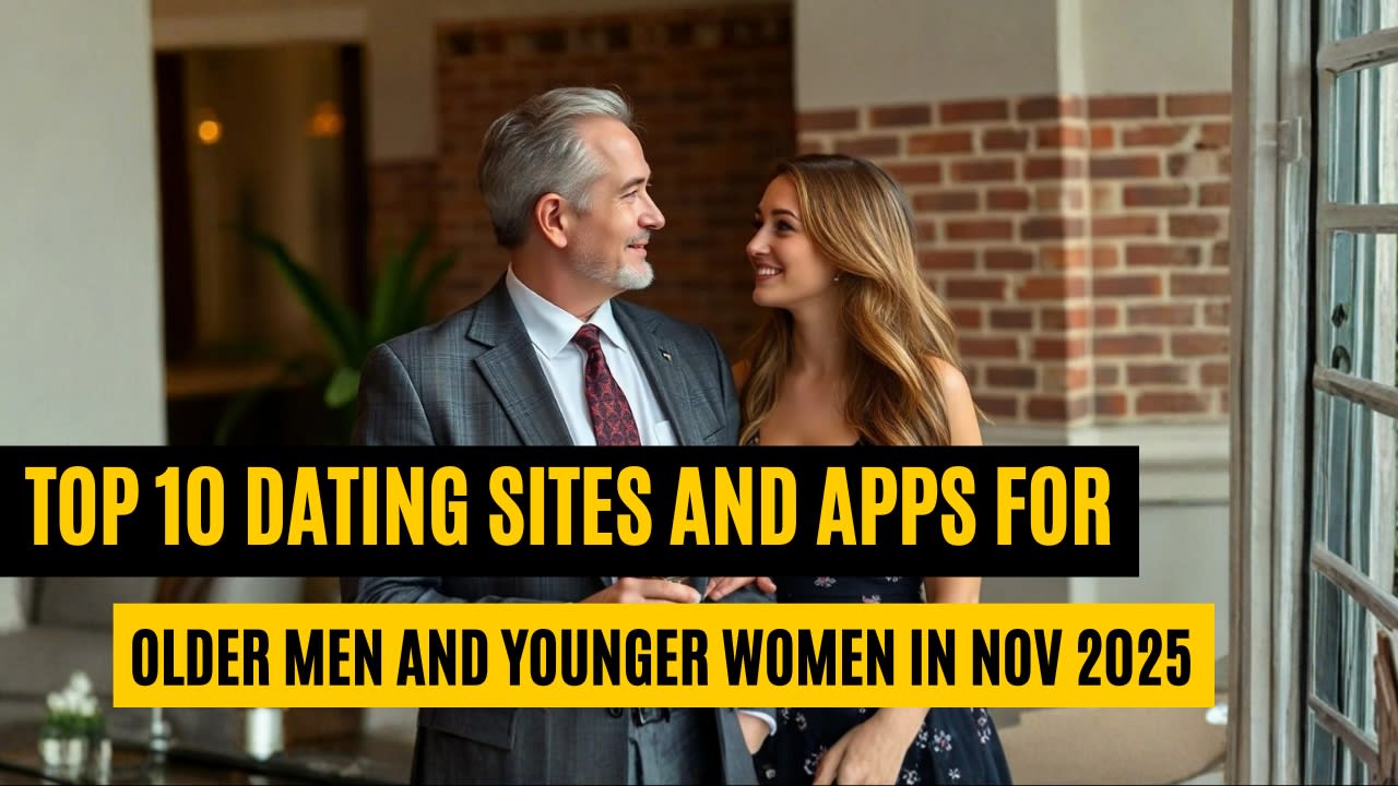 Top 10 Dating Sites and Apps for Older Men and Younger Women in Nov 2025