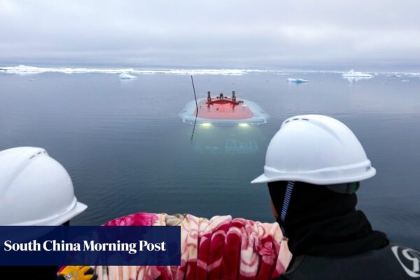 China marks largest Arctic Ocean foray with first manned deep dive below polar ice China marks largest Arctic Ocean foray with first manned deep dive below polar ice