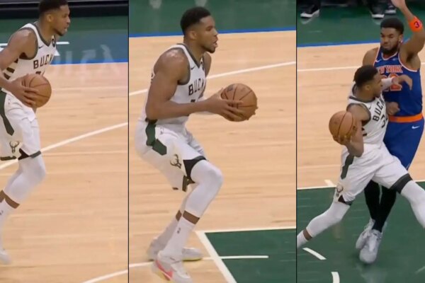 Giannis Gave Us A Good Old Fashion NBA Travel, That Of Course Wasn't Called A Travel