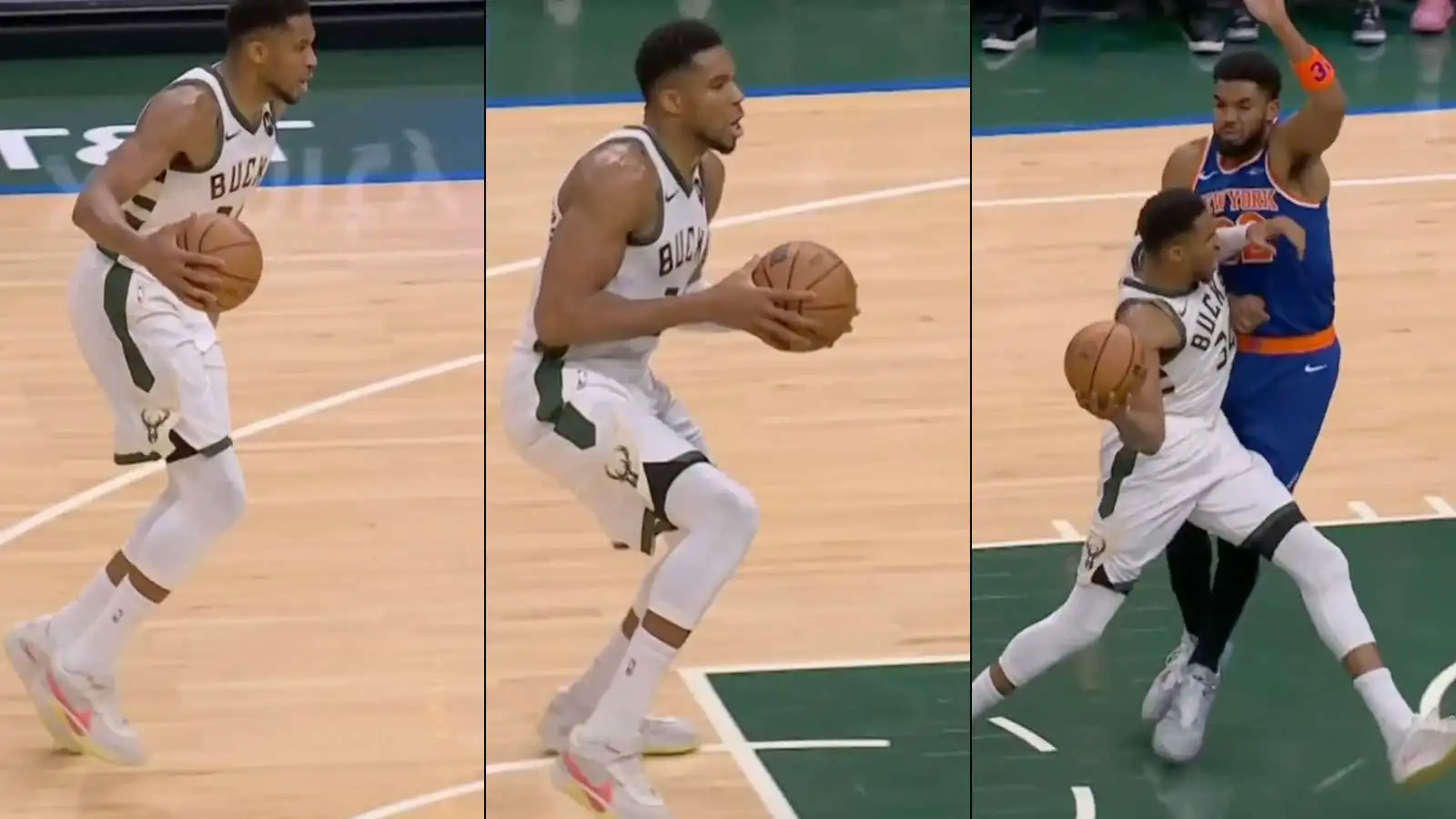 Giannis Gave Us A Good Old Fashion NBA Travel, That Of Course Wasn't Called A Travel