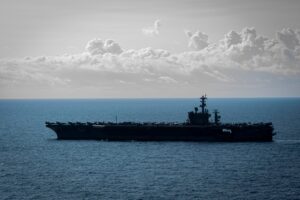Carrier USS Nimitz Transits Singapore Strait, Operates in South China Sea