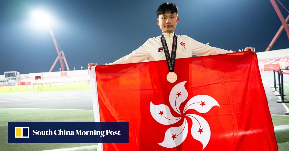 Asian Youth Games: distance runner Au Ho-chun claims Hong Kong’s first medal in Bahrain