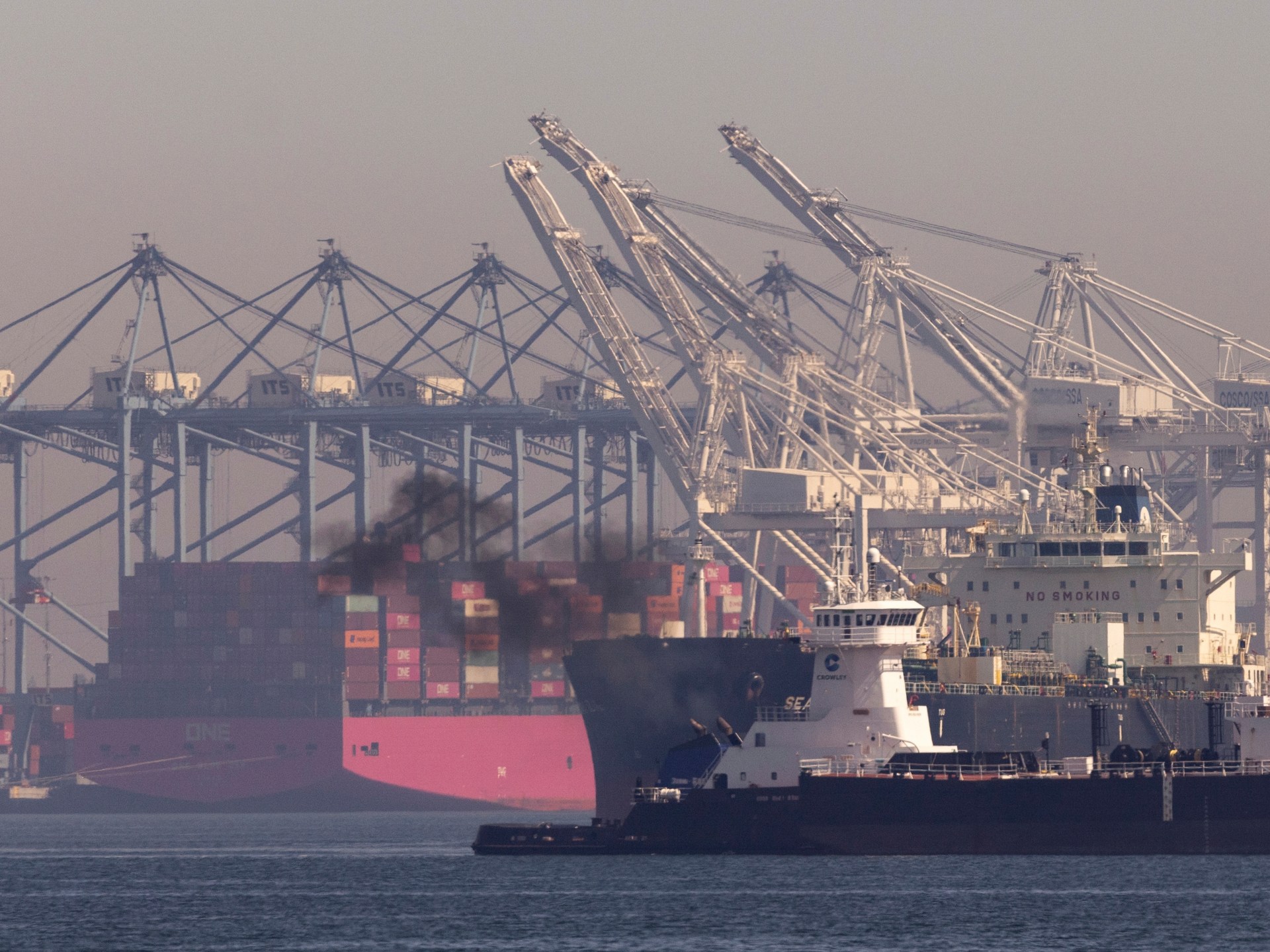Trump torpedoes international deal to reduce shipping emissions | Climate Crisis News