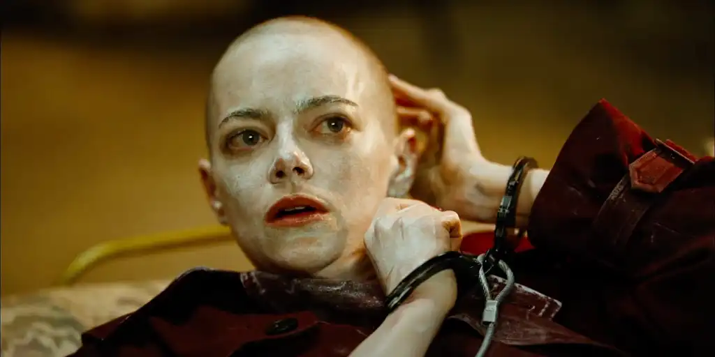Emma Stone as Michelle Fuller in Bugonia