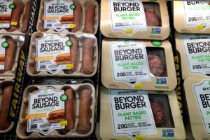 Beyond Meat shares sizzle on Walmart deal and meme stock interest