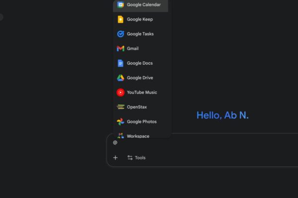 Gemini removes @Google Maps & @YouTube apps