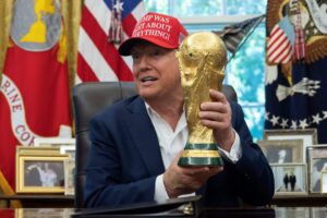 President Trump once again suggests relocating World Cup matches