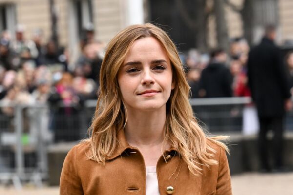 Emma Watson Continues Her Minidress Streak at Paris Fashion Week