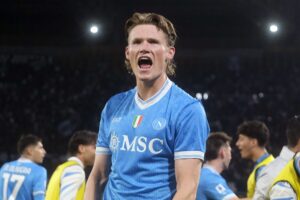 Scott McTominay tipped to make shock Premier League return due to ‘suffocating’ attention at Napoli after Man Utd transfer Lecce crest