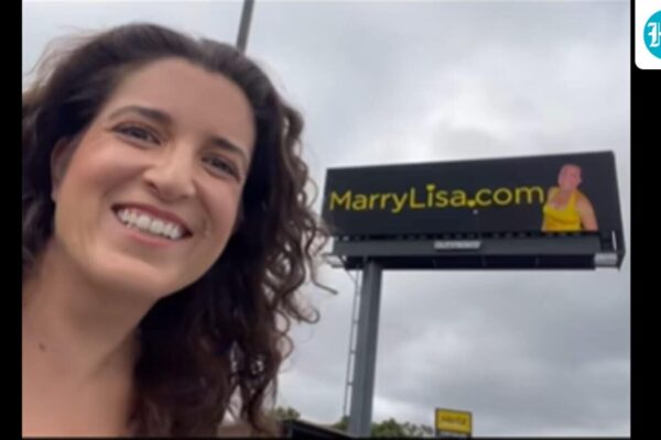 Tired of dating apps, 42-year-old woman launches billboard campaign to find a husband