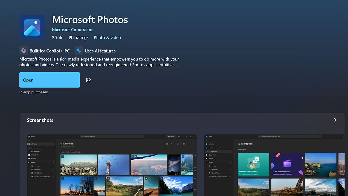 Microsoft Photos