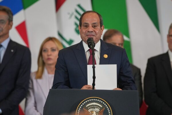 Egyptian president says Trump's Mideast proposal is 'last chance' for peace in the region