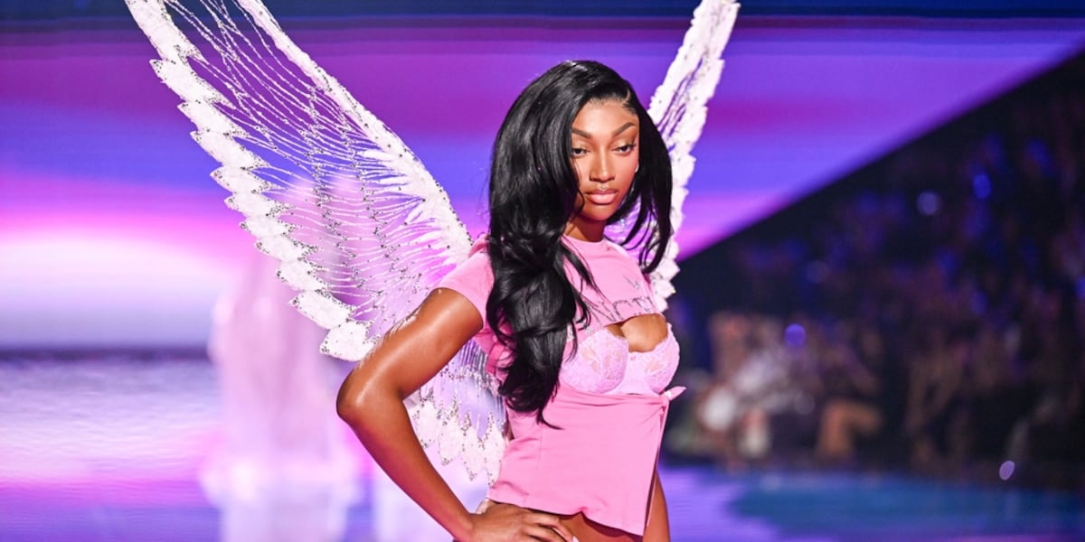 Angel Reese becomes first pro athlete to walk in Victoria’s Secret Fashion Show