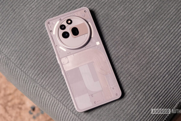 Nothing Phone 3a Pro rear lying down