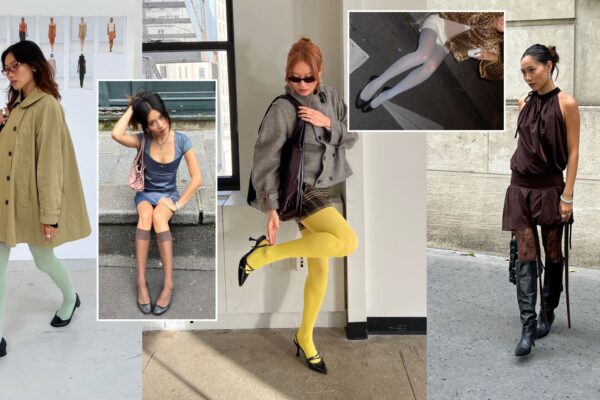 a collage of Vivian Li wearing colorful fun