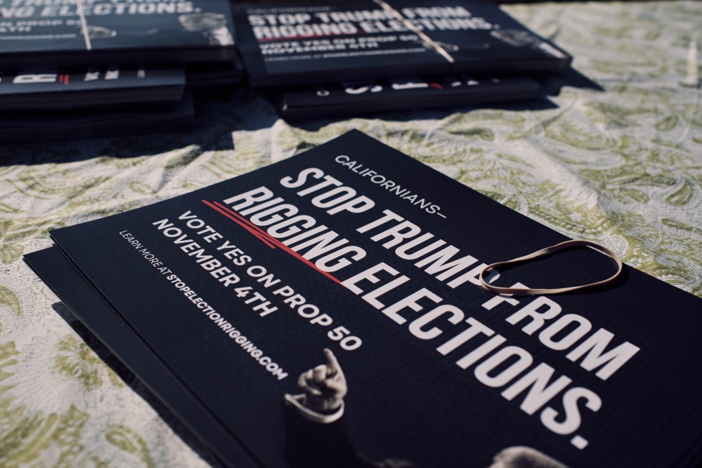 Vote yes on Prop. 50 to foil Donald Trump's policies