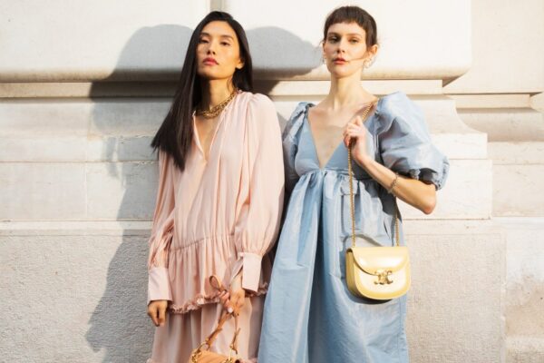 Some pastel looks from Vestiaire Collective.