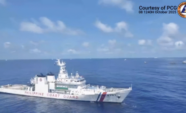 Philippine Coast Guard Resupplies Fishermen in the South China Sea Despite Chinese Harassment