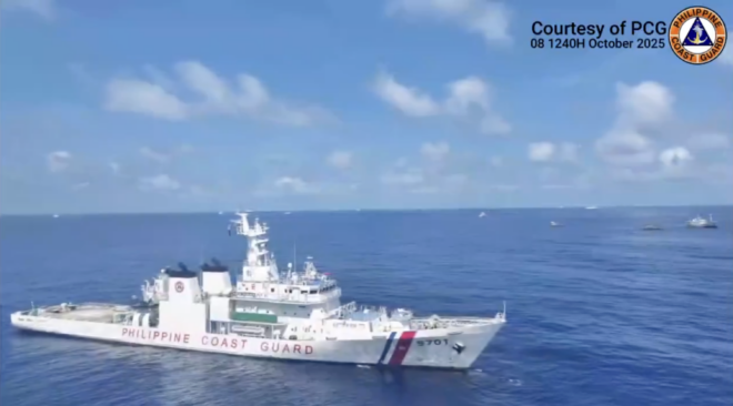 Philippine Coast Guard Resupplies Fishermen in the South China Sea Despite Chinese Harassment