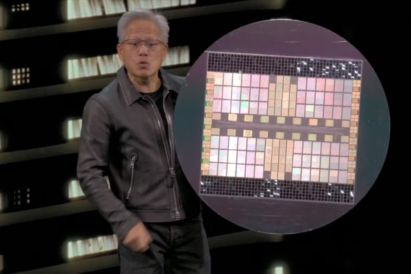 Nvidia jumps to high of day after CEO Jensen Huang touts more than $500 billion in flagship chip orders through 2026