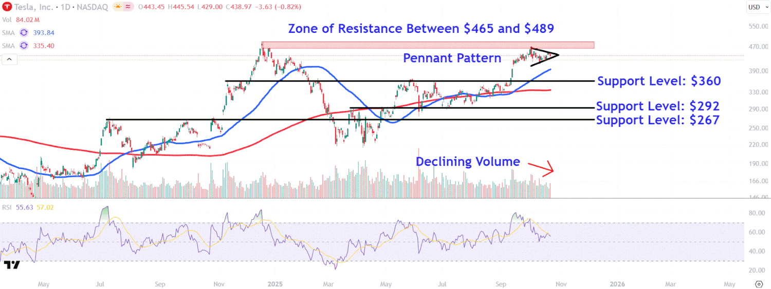 Watch These Tesla Price Levels as Stock Skids After Earnings Miss