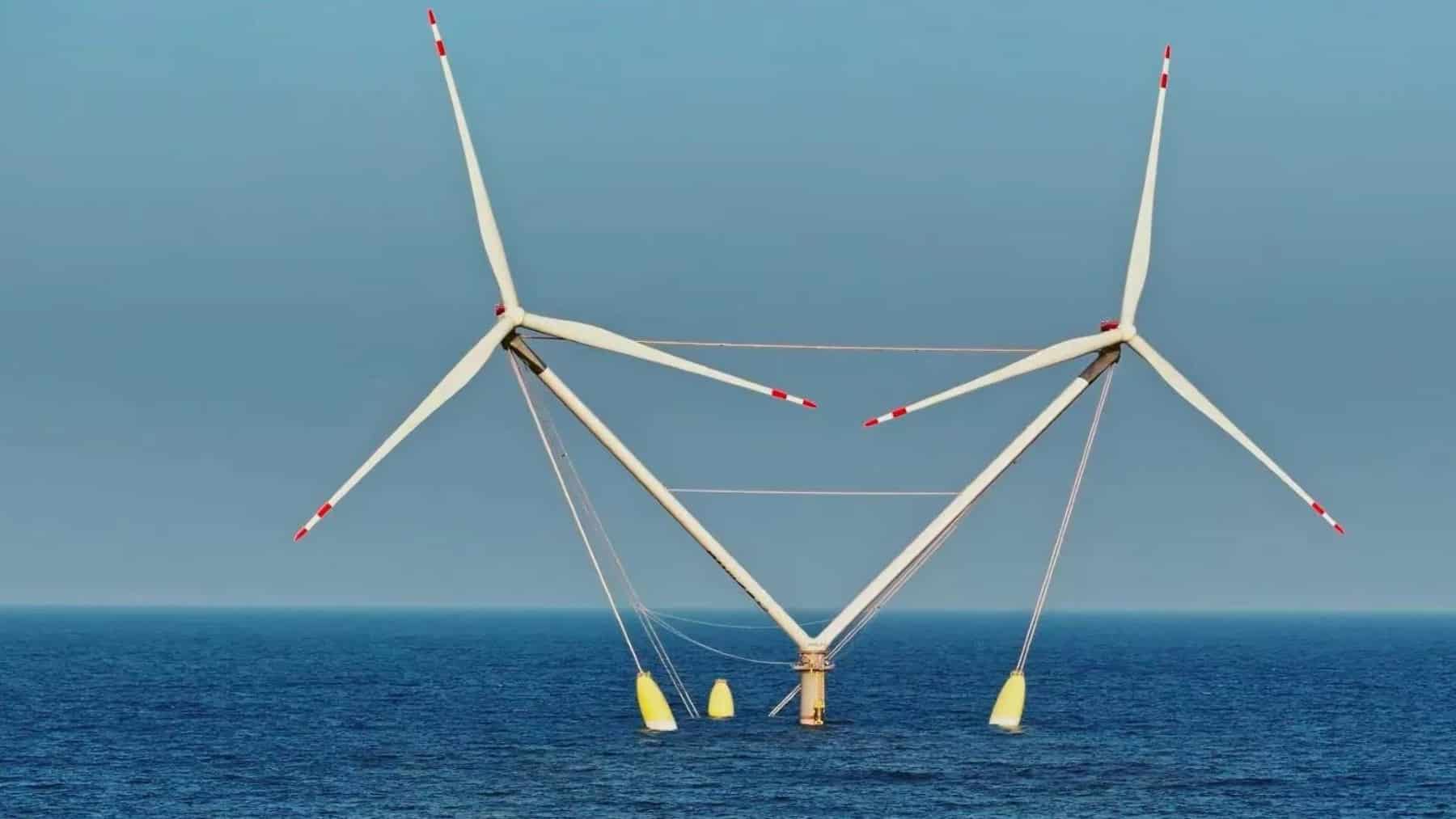 China’s dual-headed floating wind turbines