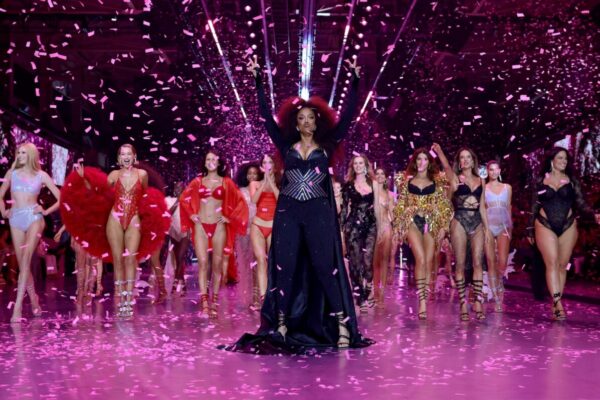 Gigi Hadid, Imaan Hammam, Bella Hadid, Blesnya Minher, Vittoria Ceretti, Tyra Banks, Eva Herzigová, Andreea Diaconu, Isabeli Fontana, Mayowa Nicholas, Alessandra Ambrosio and Ashley Graham walk the runway for the Victoria