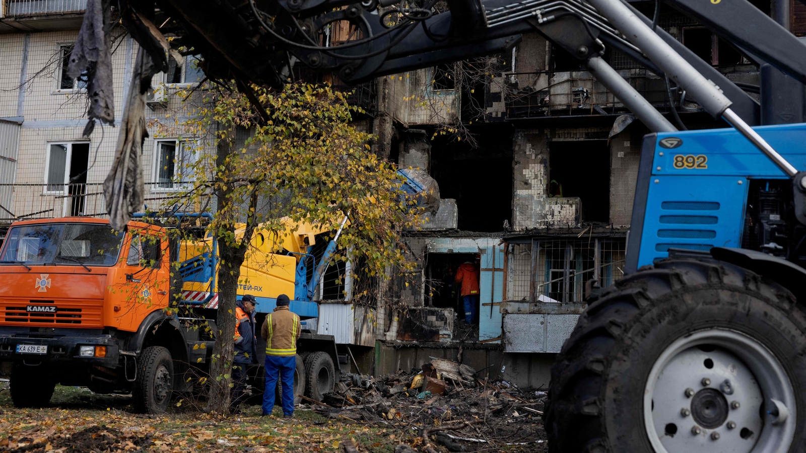 Russian drone attack kills 3 in Ukraine capital: mayor
