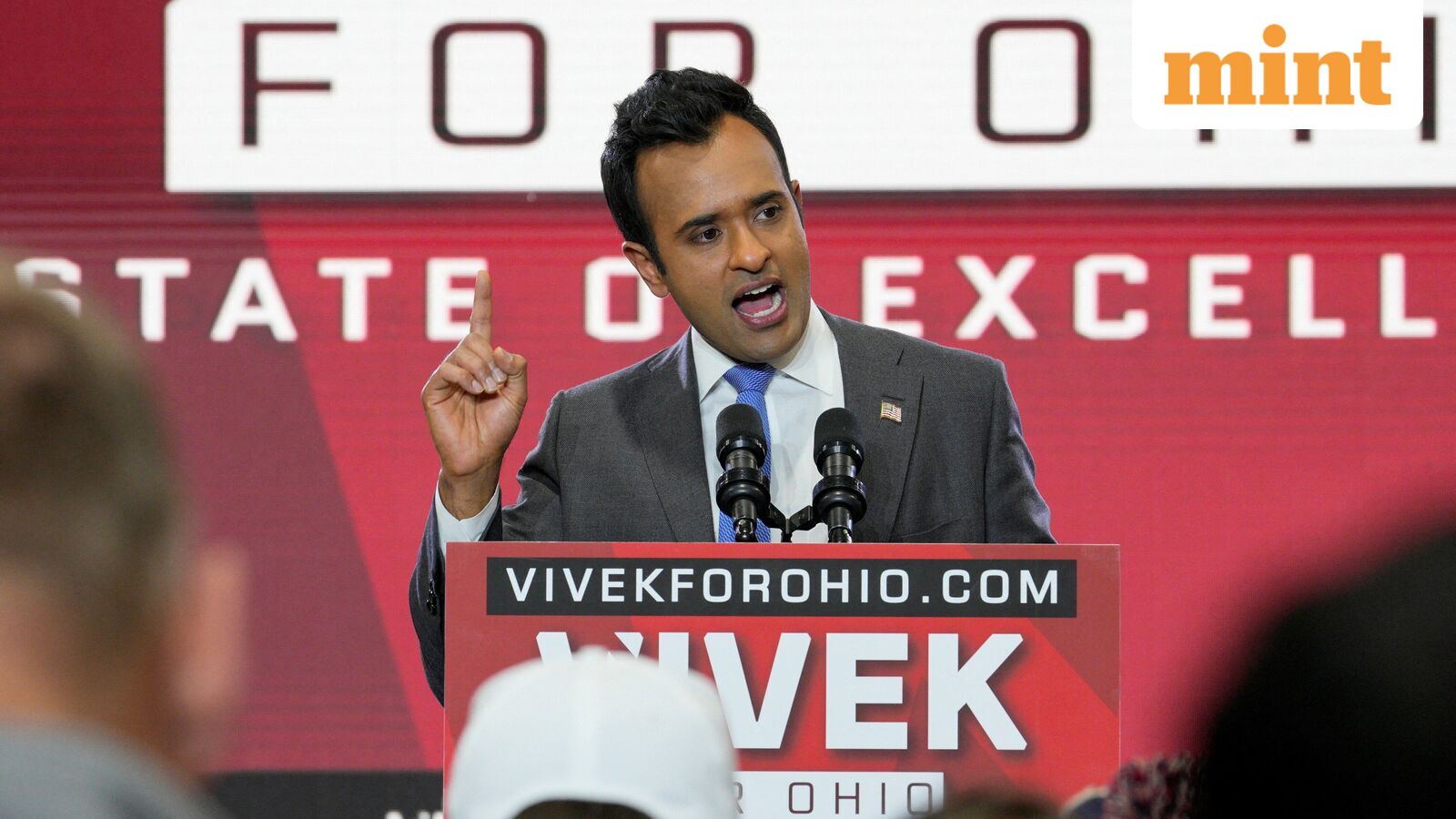 File photo of Indian-origin Republican and Donald Trump supporter Vivek Ramaswamy during his gubernatorial campaign in Ohio earlier this year. He believes that education is the reason American students are lagging behind their Chinese counterparts.
