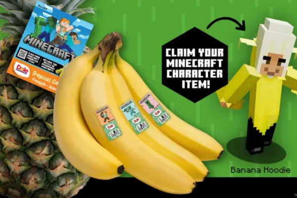 Dole promotes healthy eating in Minecraft for global campaign