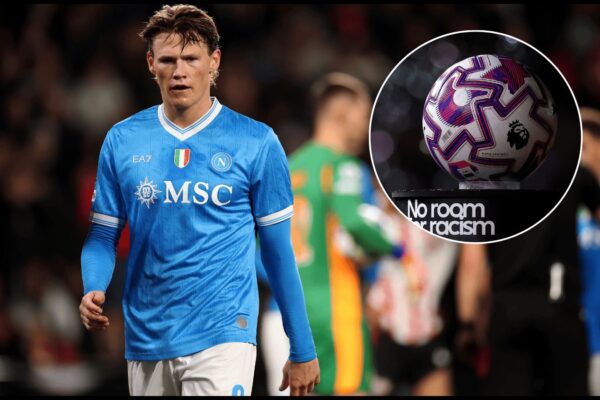 Scott McTominay in action for Napoli.