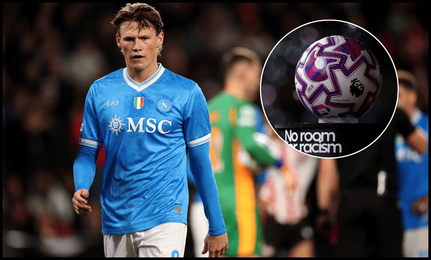 Scott McTominay in action for Napoli.